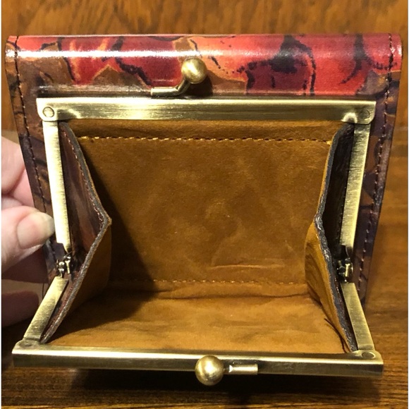 NWT-Patricia Nash-SET-Sienna Sunset-Zancona Tote & Reiti Trifold Wallet-$308 - Picture 14 of 16